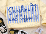 sunshine & iced coffee
