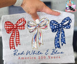 Red white & blue 250 anniversary