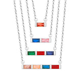 Preorder: Custom Birthstone Bar Necklace