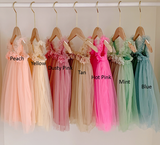 PREORDER: The Lydia Tulle Girl's Dress 7.8.24