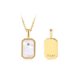 Preorder: Zodiac Shell Pendant Necklace