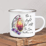 Be A Light Enamel Mug Mug