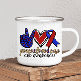 Chd Awareness Enamel Mug Mug