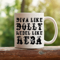 Diva Rebel Ceramic Mug 11Oz Mug