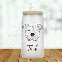 Dog Breed Glass(1 Dog) Glass Can