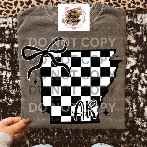 AR checkered Arkansas