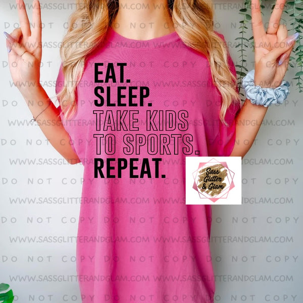 take the kids to sports