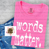 words matter