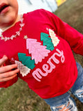 PREORDER: Merry and Christmas Tree Sweatshirt 11.11.24 osym