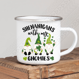 Gnomie Shenanigans Enamel Mug Mug