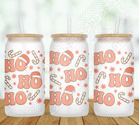 Ho Candy Canes Glass Can