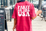 Party in the USA - white ink