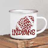 Indians 2 Enamel Mug Mug