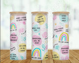 Motivational (Colorful) Tumbler