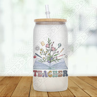 Reading Teacher Glass Can