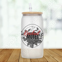 Rosebud Motel Glass Can