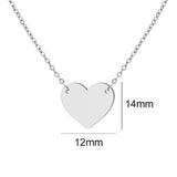 Preorder: Custom Name Heart Necklace
