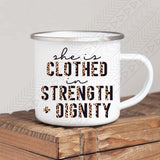 Strength & Dignity Enamel Mug Mug