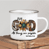 With God All Things Are Possible Mug