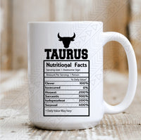 Zodiac Nutrition Mug