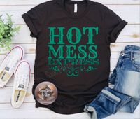 hot mess express (turquoise ink)