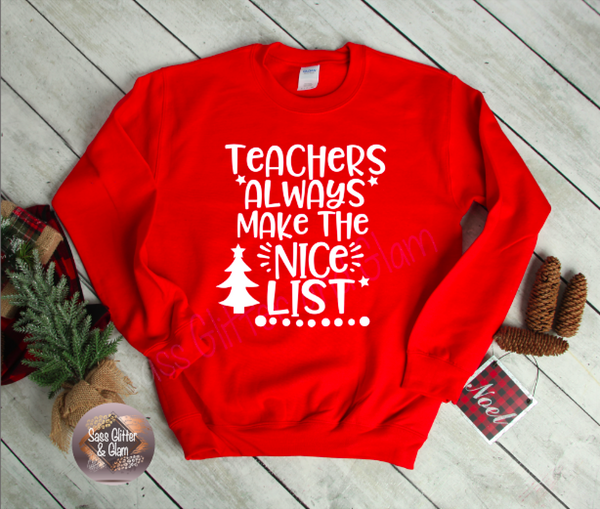 teachers always make the nice list