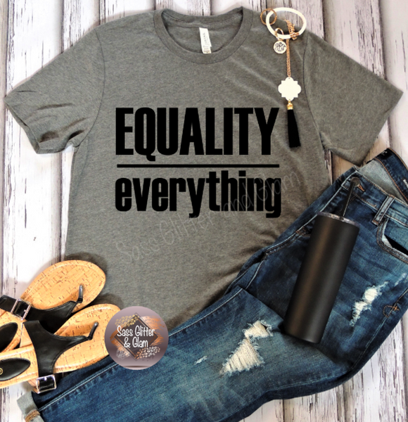 equality over everything (black ink)