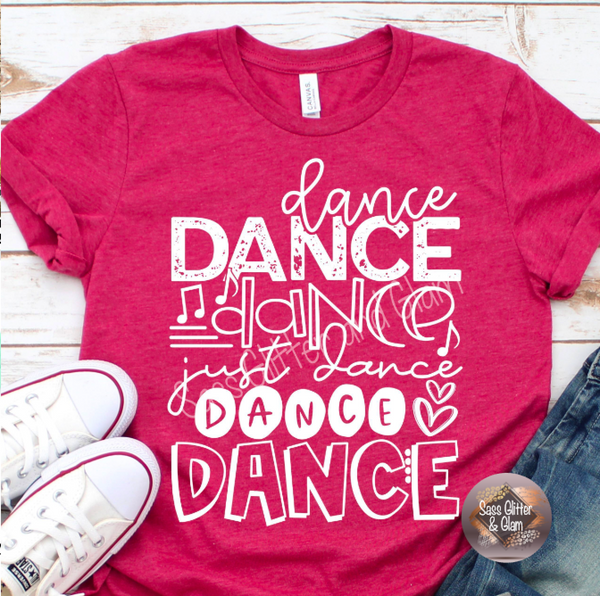 dance dance dance (white ink)