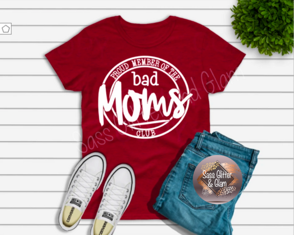 bad moms club (white ink)
