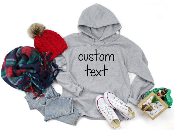 custom unisex hoodie