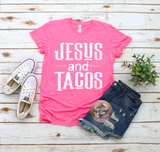Jesus and Tacos (white ink)