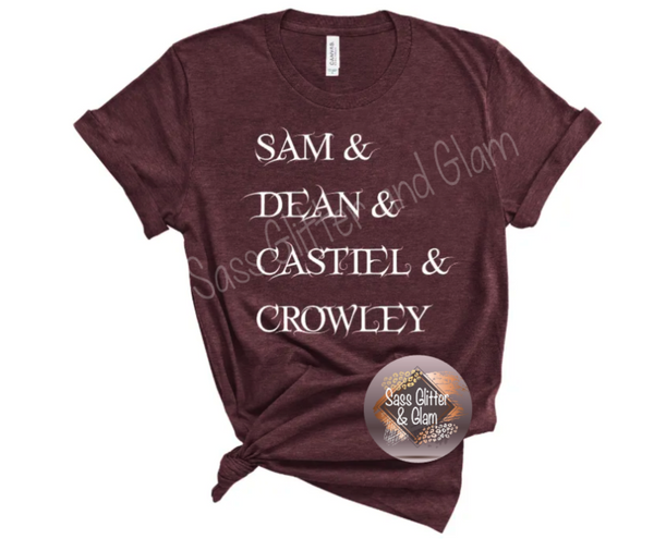 Sam & Dean & Castiel & Crowley