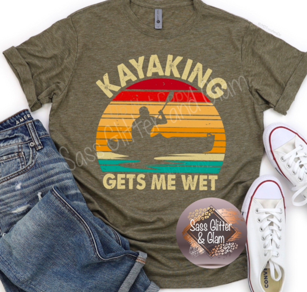 kayaking gets me wet