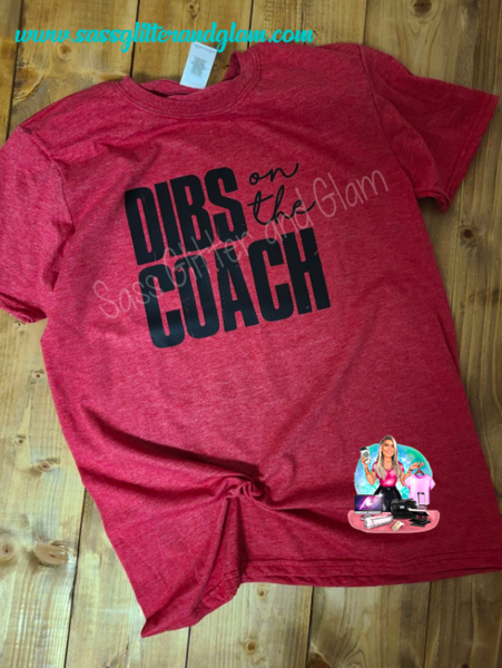 dibs on the coach (black ink)