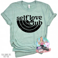 self love club (black ink)