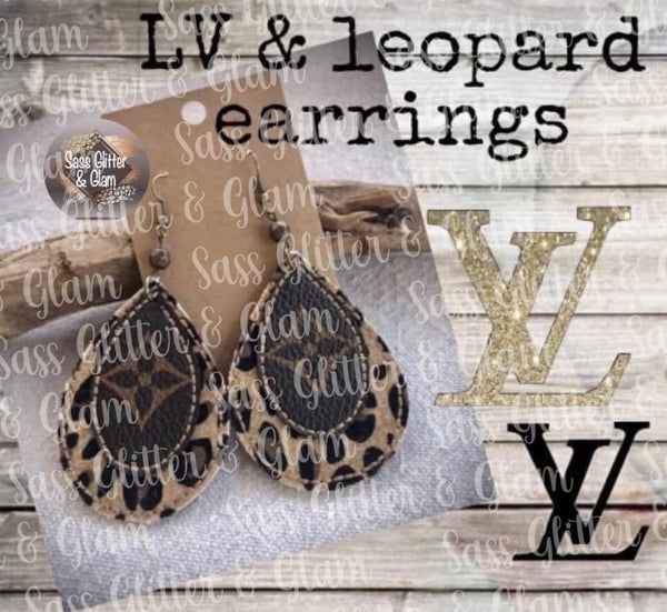 LV leopard Earrings