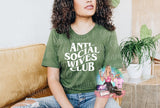 anti social wives club full size (white ink)front or back-you choose