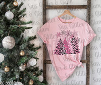 Pink Leopard Christmas Tree