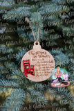 Christmas in Heaven ornament