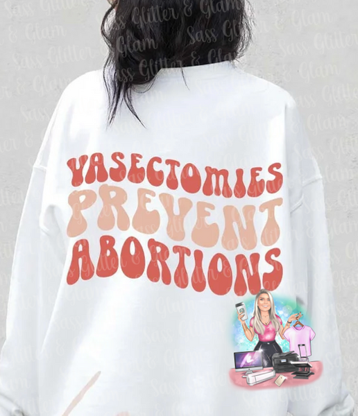 Vasectomies prevent abortions